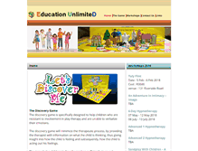 Tablet Screenshot of educationunlimited.co.za